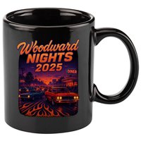 Woodward Nights 2025 11oz C Handle Ceramic Mug