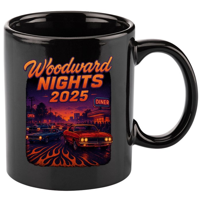 Woodward Nights 2025 11oz C Handle Ceramic Mug