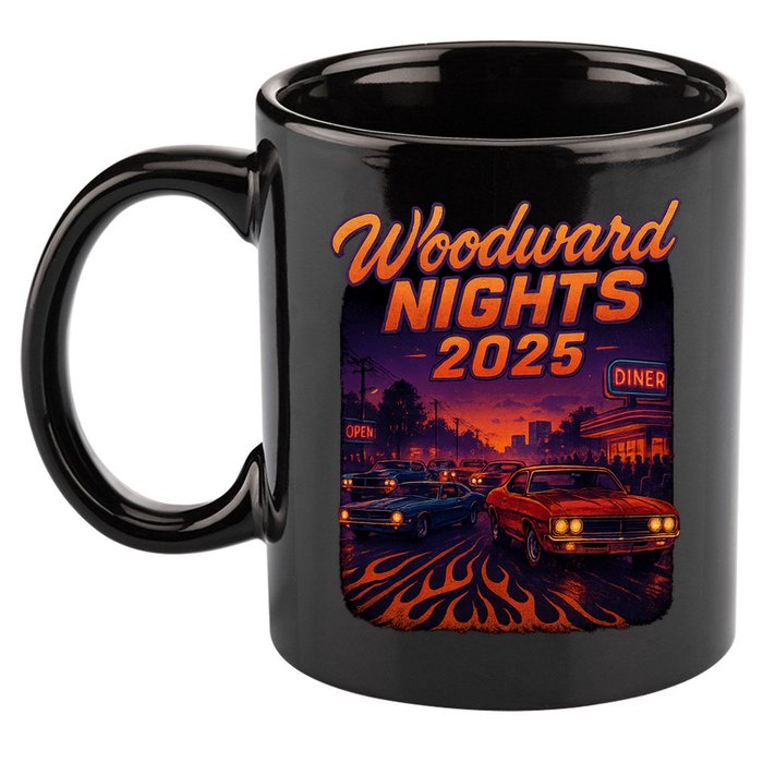 Woodward Nights 2025 11oz C Handle Ceramic Mug