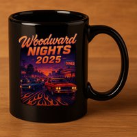 Woodward Nights 2025 11oz C Handle Ceramic Mug