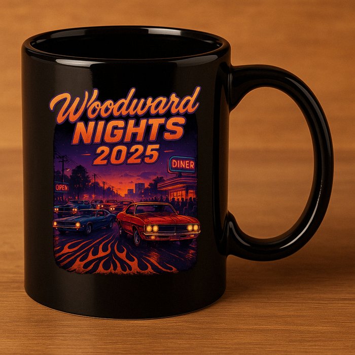 Woodward Nights 2025 11oz C Handle Ceramic Mug