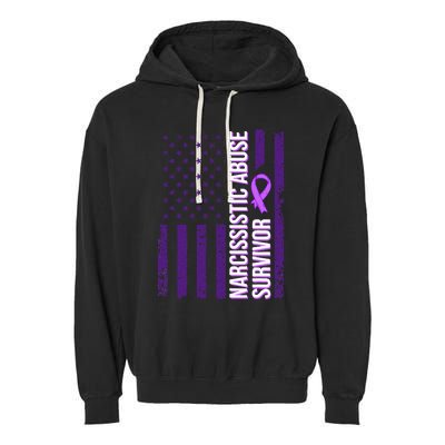 World Narcissistic Abuse Awareness Survivor Garment-Dyed Fleece Hoodie