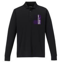 World Narcissistic Abuse Awareness Survivor Performance Long Sleeve Polo