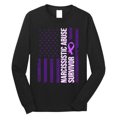 World Narcissistic Abuse Awareness Survivor Long Sleeve Shirt