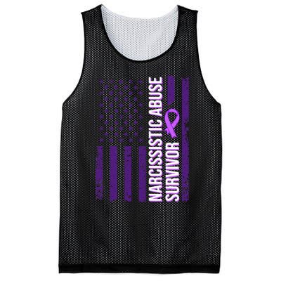 World Narcissistic Abuse Awareness Survivor Mesh Reversible Basketball Jersey Tank