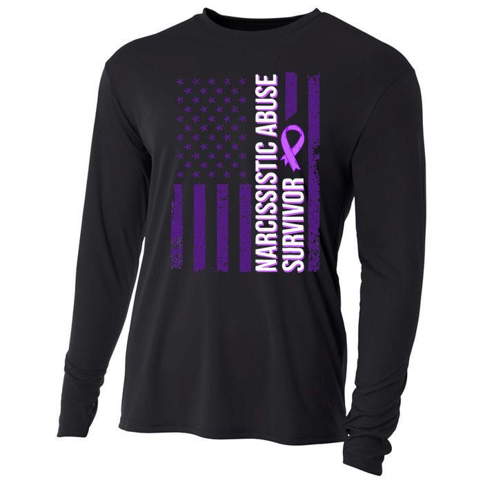 World Narcissistic Abuse Awareness Survivor Cooling Performance Long Sleeve Crew