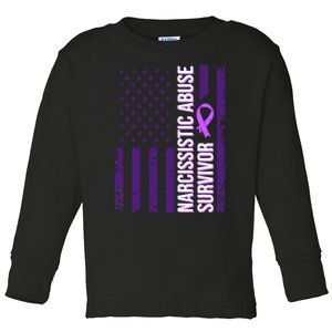 World Narcissistic Abuse Awareness Survivor Toddler Long Sleeve Shirt