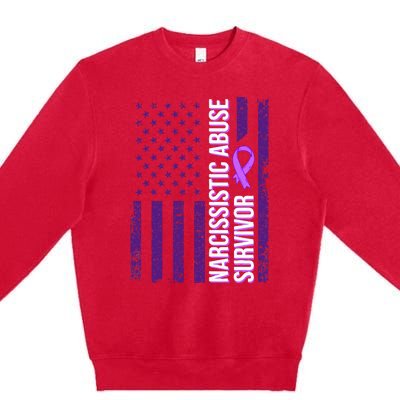 World Narcissistic Abuse Awareness Survivor Premium Crewneck Sweatshirt