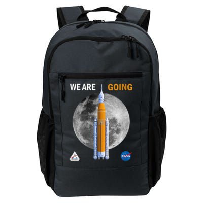 Womens NASA Artemis We Are Going Moon SLS Insignia Meatball Daily Commute Backpack