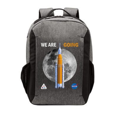 Womens NASA Artemis We Are Going Moon SLS Insignia Meatball Vector Backpack