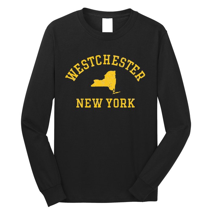 WESTCHESTER NY Athletic Design With State And Details Long Sleeve Shirt