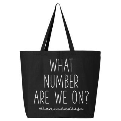 What Number Are We On Funny Cheer Dance Dad 25L Jumbo Tote