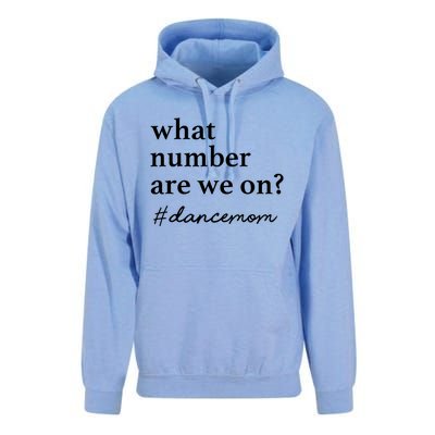 What Number Are We On Dance Mom Lovers Unisex Surf Hoodie