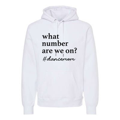 What Number Are We On Dance Mom Lovers Premium Hoodie