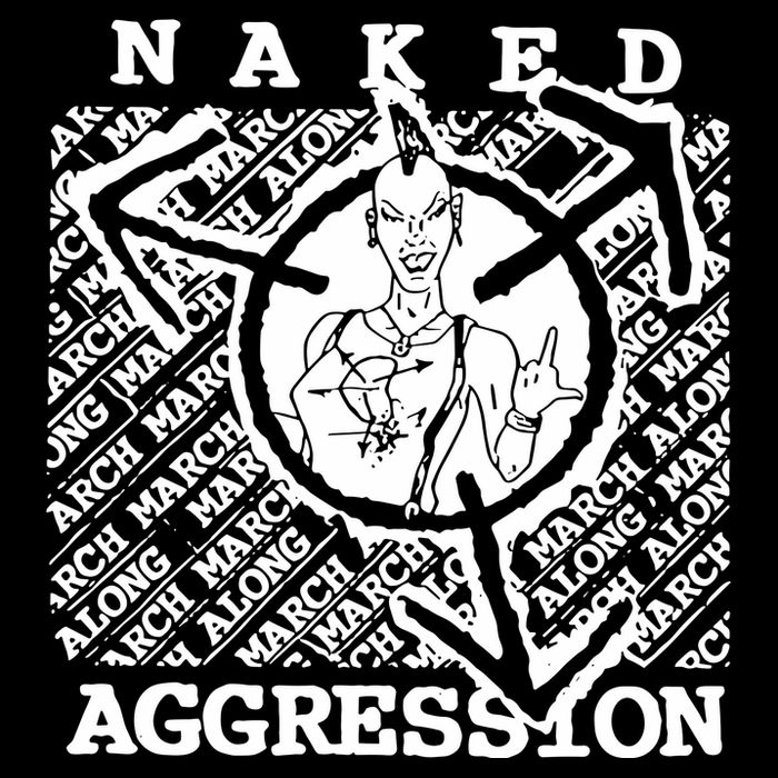 Wearing Naked Aggression Stripe Pom Pom Beanie