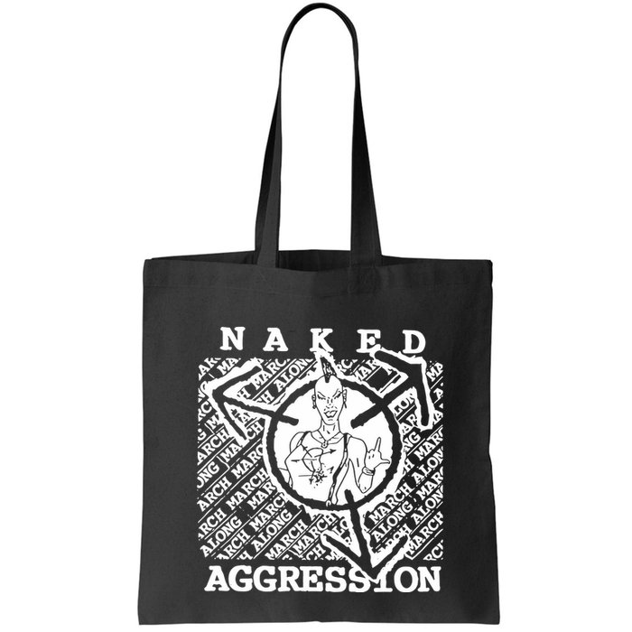 Wearing Naked Aggression Bag