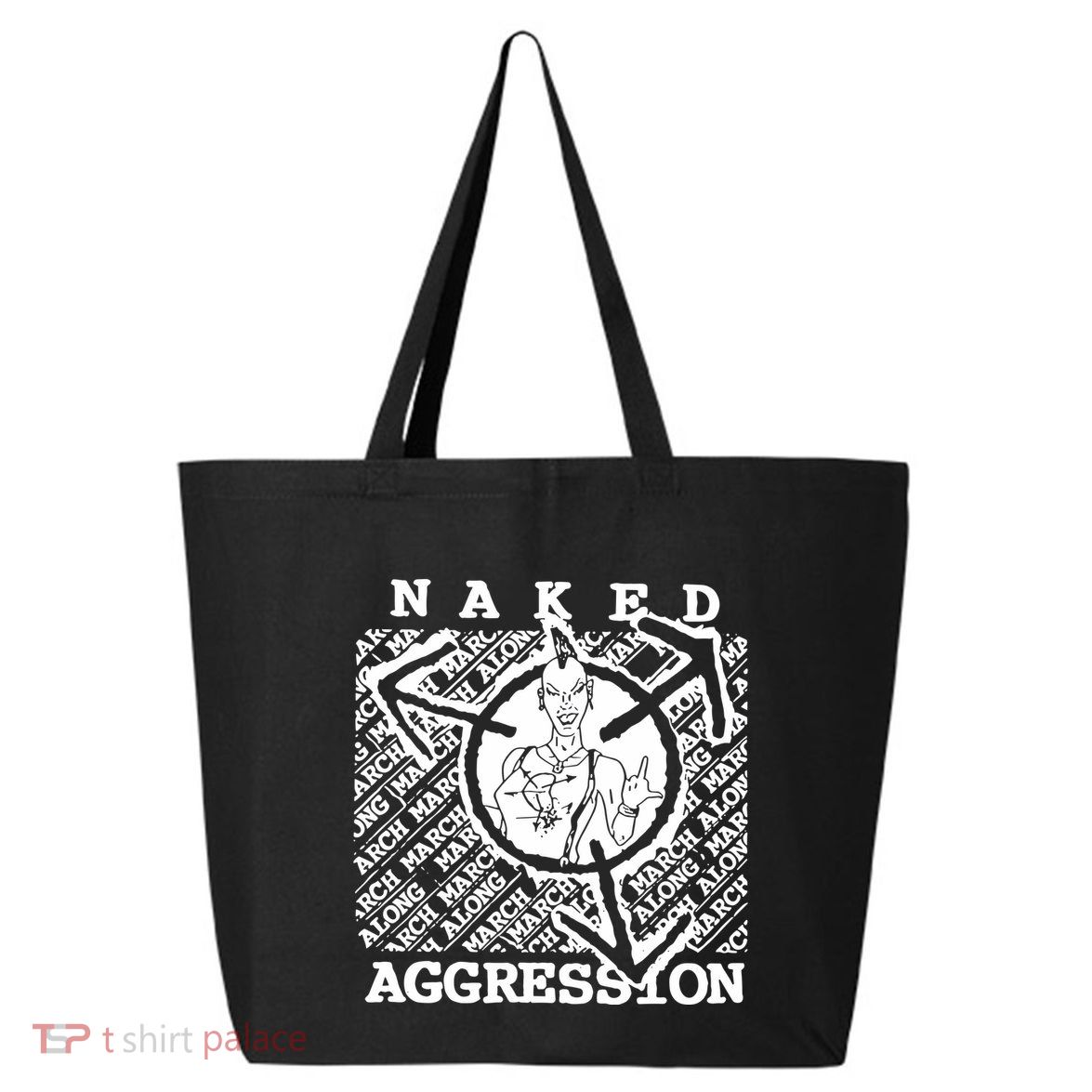 Wearing Naked Aggression 25L Jumbo Tote