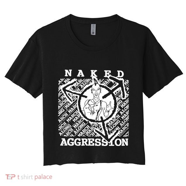 Wearing Naked Aggression Crop Top