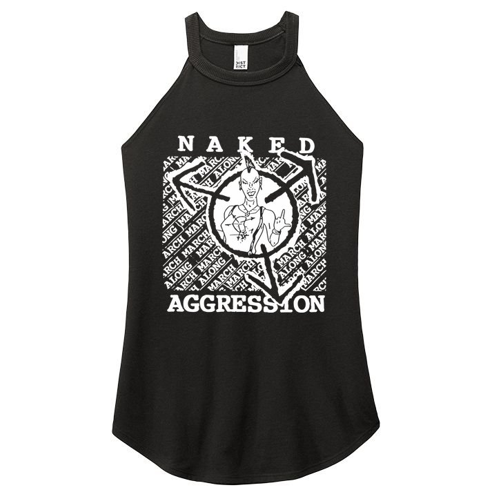 Wearing Naked Aggression Women's Perfect Tri Rocker Tank