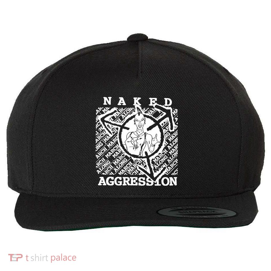 Wearing Naked Aggression Wool Snapback Cap