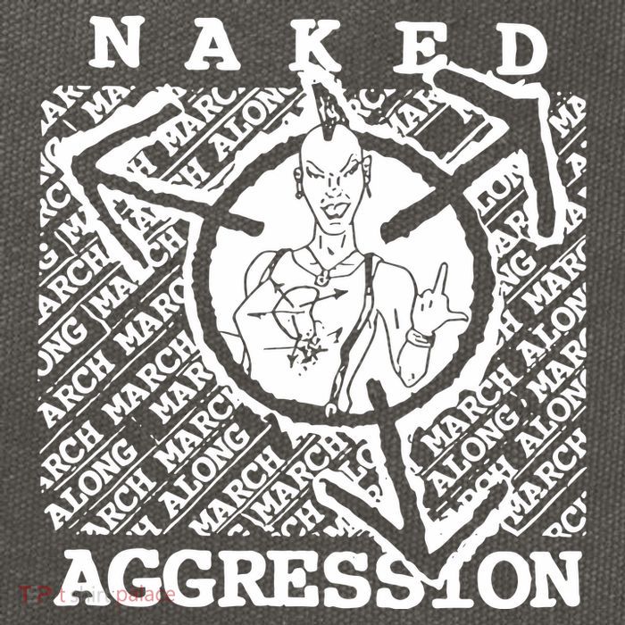 Wearing Naked Aggression Cotton Canvas Backpack