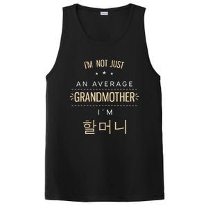 Womens Not An Average Grandmother Korean Gifts For Halmeoni Grandma PosiCharge Competitor Tank