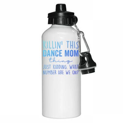 What Number Are We On? Dance Mom Life Gift Aluminum Water Bottle