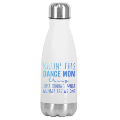 What Number Are We On? Dance Mom Life Gift Stainless Steel Insulated Water Bottle