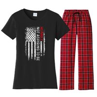 Women Not Aspiring To Be Humble Feminist Message Women's Flannel Pajama Set