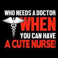 Who Needs A Doctor When You Can Have A Cute Nurse 16 in Basic Backpack