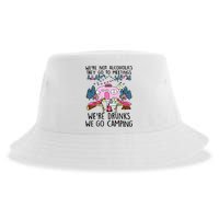 Were Not Alcoholics They Go To Meetings Drunk We Go Camping Sustainable Bucket Hat
