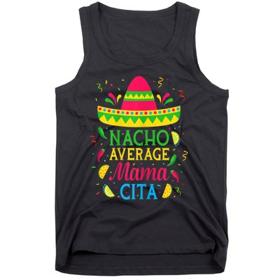 Womens Nacho Average Mamacita Cinco De Mayo Mexican Fiesta Party Tank Top