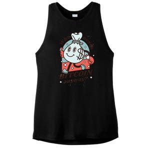 Who Needs Bitcoin Anyway Money Ladies PosiCharge Tri-Blend Wicking Tank