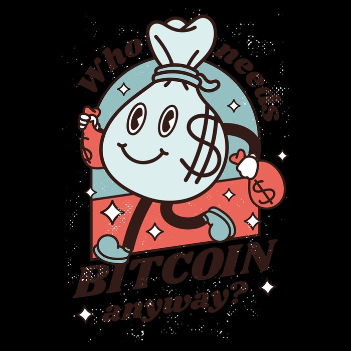Who Needs Bitcoin Anyway Money Performance Shirt