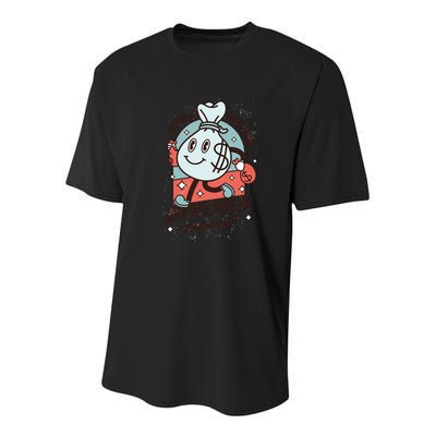Who Needs Bitcoin Anyway Money Youth Performance Sprint T-Shirt