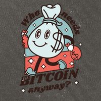 Who Needs Bitcoin Anyway Money Cotton Canvas Backpack