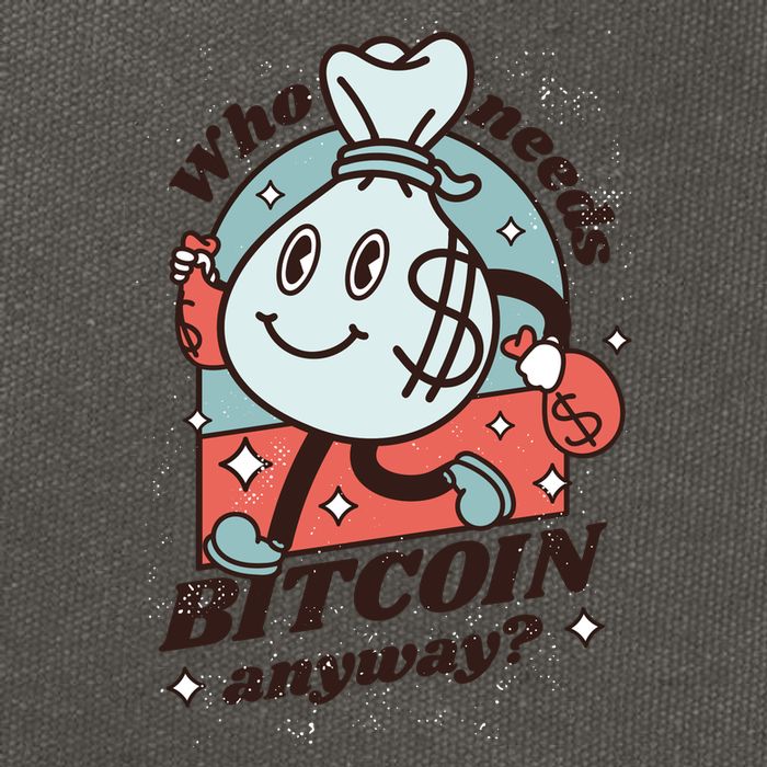 Who Needs Bitcoin Anyway Money Cotton Canvas Backpack