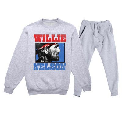 W.I.L.L.I.E Nelson Bandana Premium Crewneck Sweatsuit Set