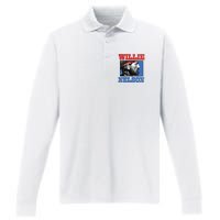 W.I.L.L.I.E Nelson Bandana Performance Long Sleeve Polo