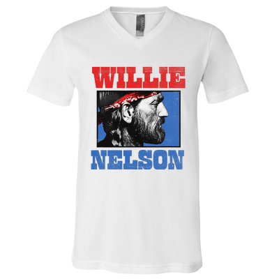 W.I.L.L.I.E Nelson Bandana V-Neck T-Shirt