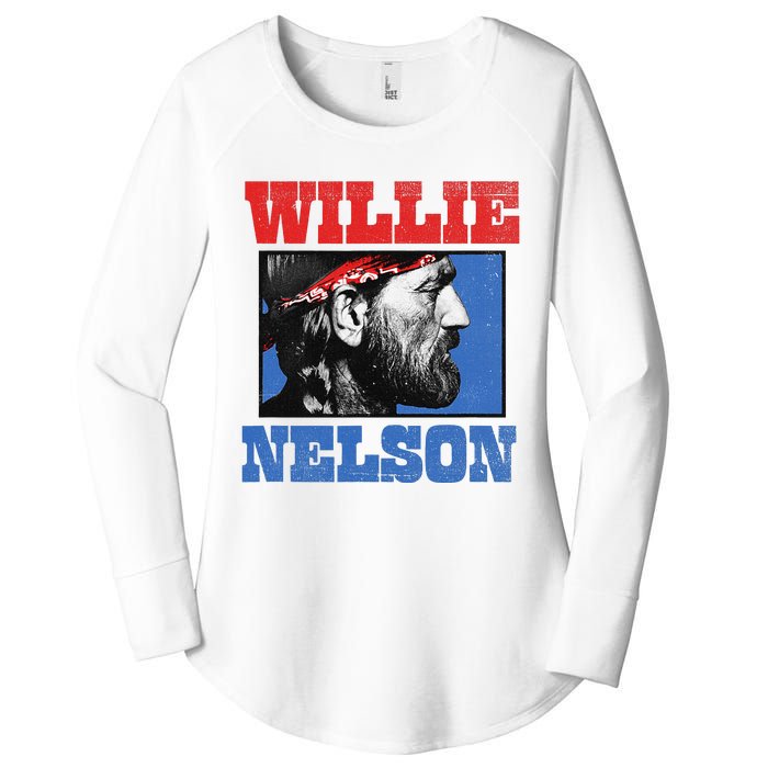 W.I.L.L.I.E Nelson Bandana Women's Perfect Tri Tunic Long Sleeve Shirt