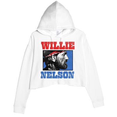 W.I.L.L.I.E Nelson Bandana Crop Fleece Hoodie