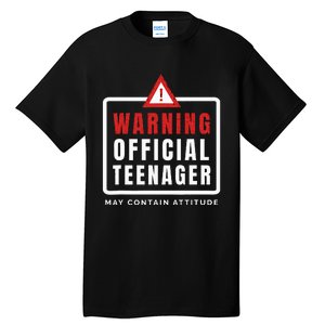 Warning Nager Birthday 13 Year Old Tall T-Shirt