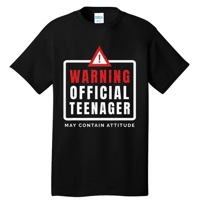 Warning Nager Birthday 13 Year Old Tall T-Shirt