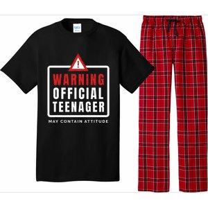 Warning Nager Birthday 13 Year Old Pajama Set