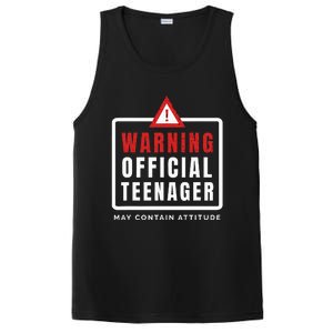 Warning Nager Birthday 13 Year Old PosiCharge Competitor Tank