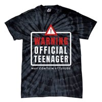 Warning Nager Birthday 13 Year Old Tie-Dye T-Shirt