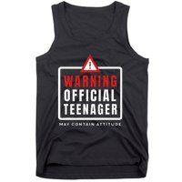 Warning Nager Birthday 13 Year Old Tank Top