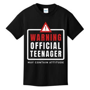 Warning Nager Birthday 13 Year Old Kids T-Shirt