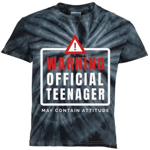 Warning Nager Birthday 13 Year Old Kids Tie-Dye T-Shirt